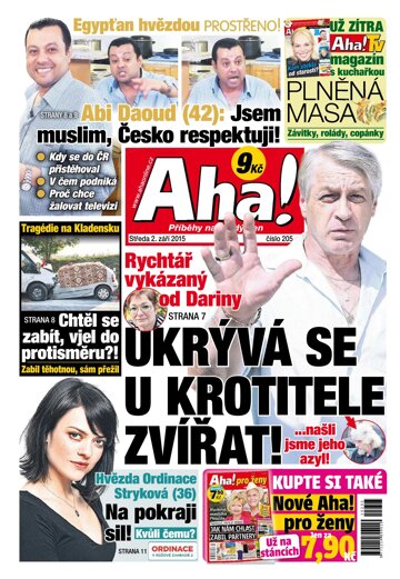 Obálka e-magazínu AHA! 2.9.2015