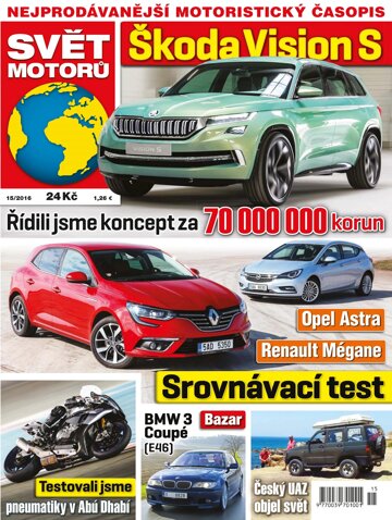 Obálka e-magazínu Svět motorů 11.4.2016