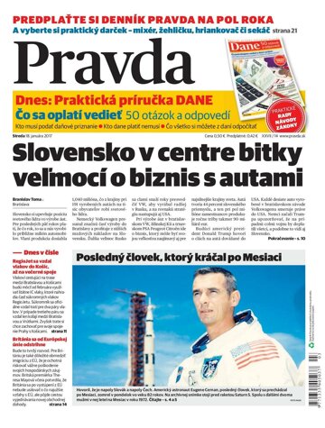 Obálka e-magazínu Pravda 18. 1. 2017