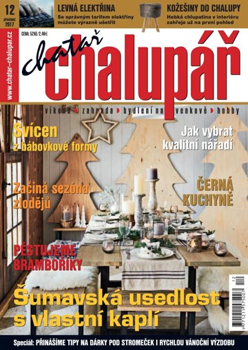 Obálka e-magazínu Chatař Chalupář 12/2017