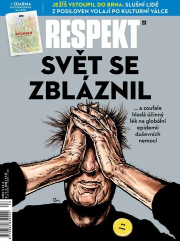 Obálka e-magazínu Respekt 23/2018
