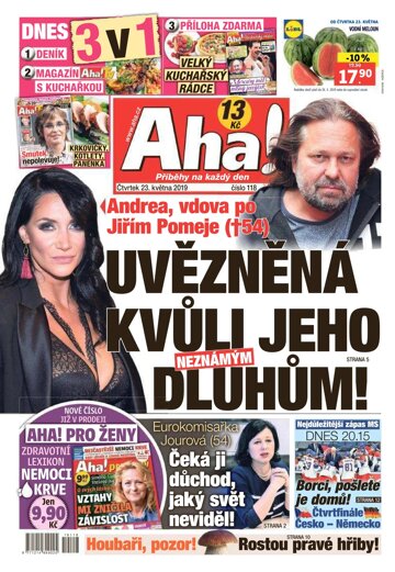 Obálka e-magazínu AHA! 23.5.2019