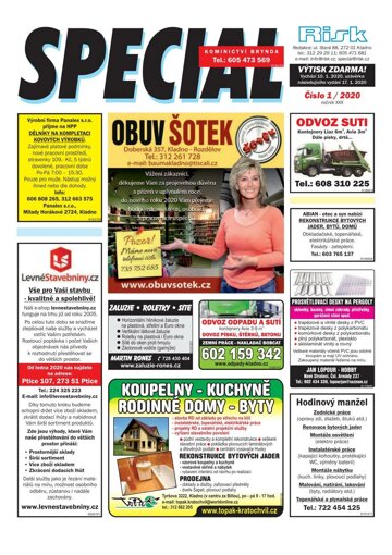 Obálka e-magazínu Special 1/2020