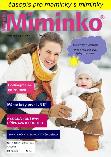 Obálka e-magazínu Miminko 1/1 2024