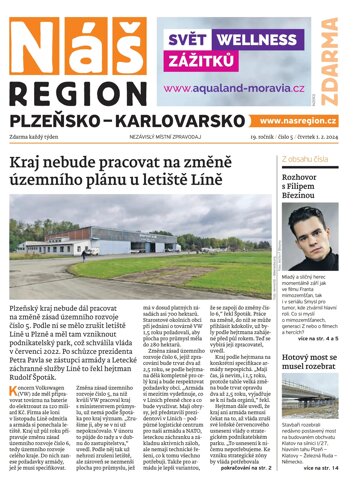 Obálka e-magazínu Náš Region - Karlovarsko 5/2024