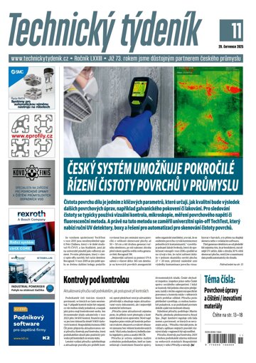 Obálka e-magazínu Technický týdeník 11/2025
