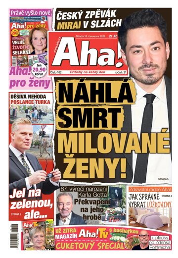 Obálka e-magazínu AHA! 15.7.2026