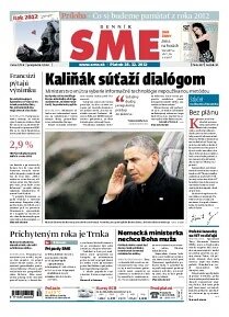 Obálka e-magazínu SME 28.12.2012
