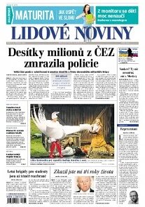 Obálka e-magazínu Lidové noviny 18.3.2014