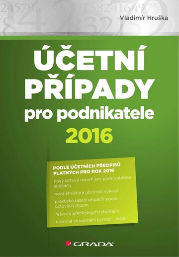 Obálka knihy Účetní případy pro podnikatele 2016