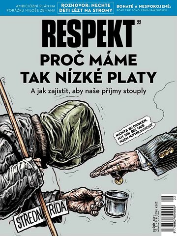 Obálka e-magazínu Respekt 22/2016