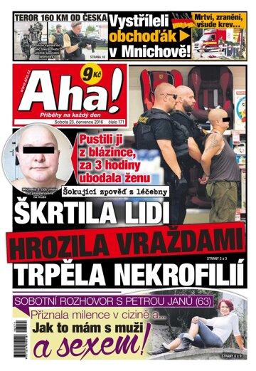 Obálka e-magazínu AHA! 23.7.2016