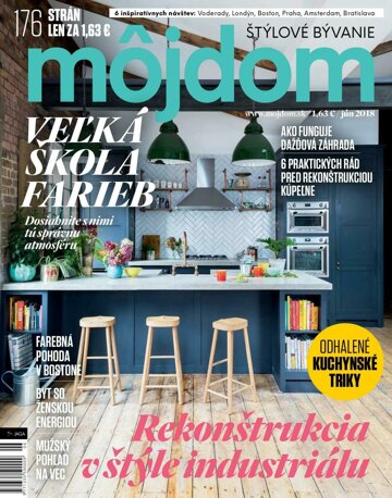 Obálka e-magazínu Môj dom 6/2018