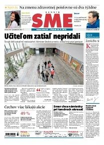 Obálka e-magazínu SME 14.9.2012