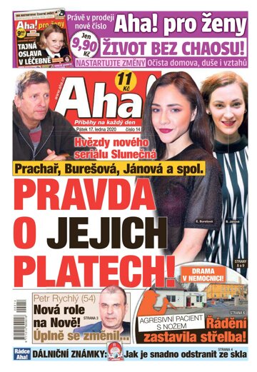 Obálka e-magazínu AHA! 17.1.2020