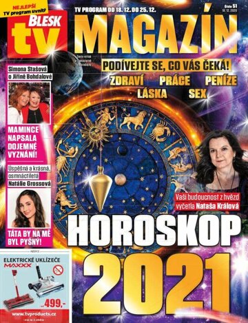 Obálka e-magazínu Příloha Blesk Tv magazín - 18.12.2020