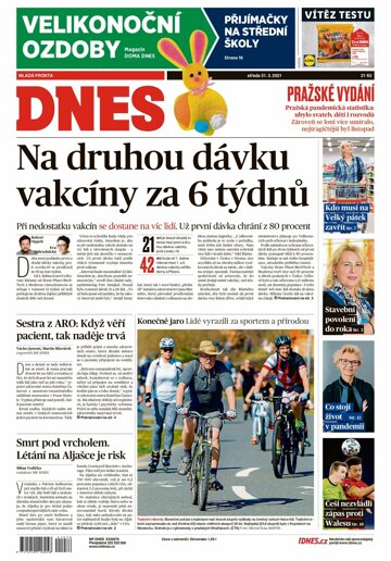 Obálka e-magazínu MF Dnes 31.3.2021