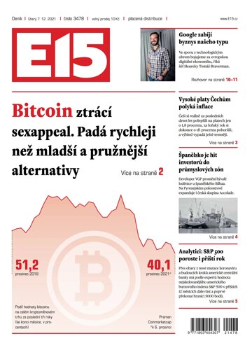 Obálka e-magazínu E15 7.12.2021