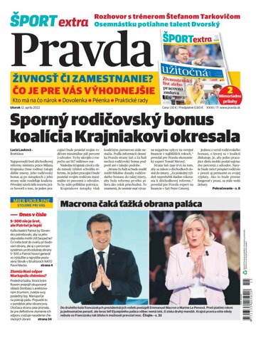 Obálka e-magazínu Pravda 12. 4. 2022