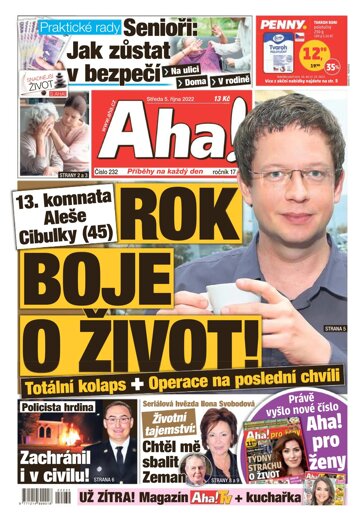 Obálka e-magazínu AHA! 5.10.2022