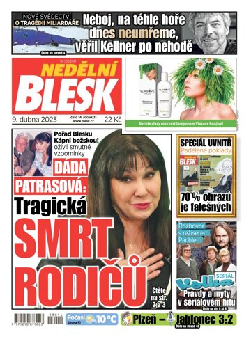 Obálka e-magazínu Nedělní Blesk 9.4.2023