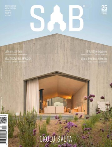 Obálka e-magazínu SaB – Stavebníctvo a bývanie júl/august 2023