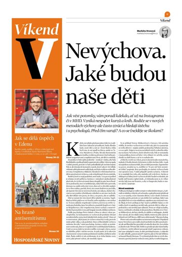 Obálka e-magazínu Hospodářské noviny - příloha Víkend 227 - 24.11.2023 Víkend