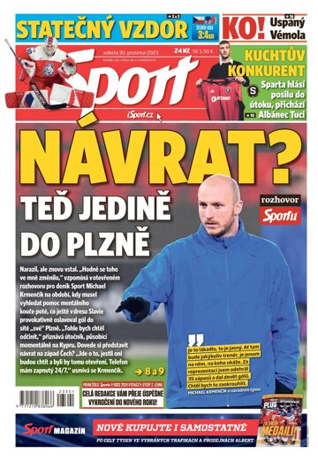 Obálka e-magazínu Sport 30.12.2023