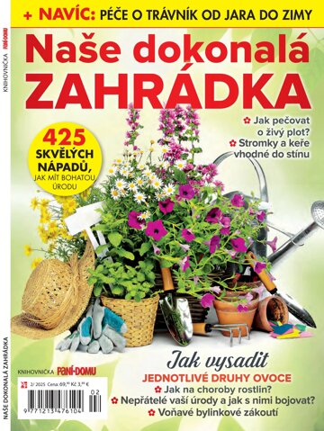 Obálka e-magazínu Knihovnička Paní domu - Zahrádkář 2/2025