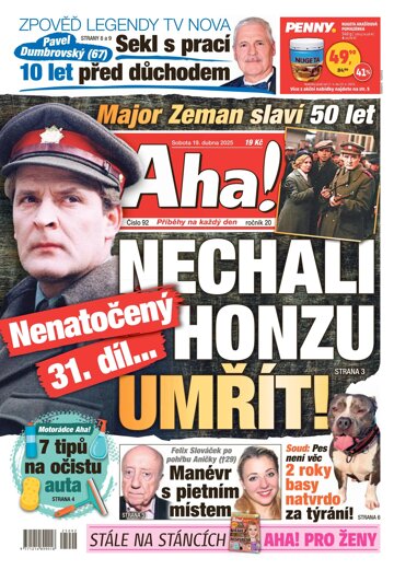 Obálka e-magazínu AHA! 19.4.2025