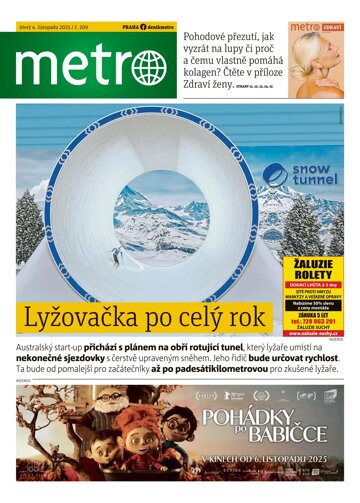 Obálka e-magazínu deník METRO 4.11.2025