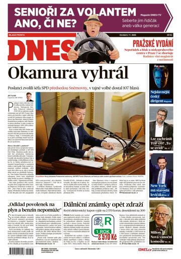 Obálka e-magazínu MF Dnes 6.11.2025