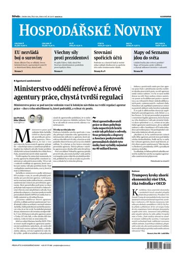 Obálka e-magazínu Hospodářské noviny 024 - 4.2.2026