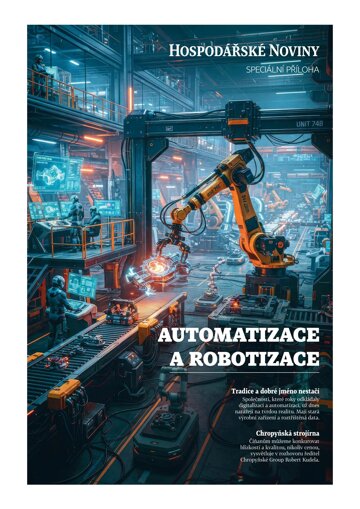 Obálka e-magazínu Hospodářské noviny - příloha 180 - 17.9.2026 Automatizace a robotizace