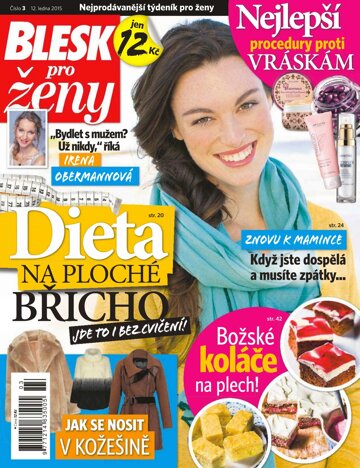 Obálka e-magazínu Blesk pro ženy 12.1.2015