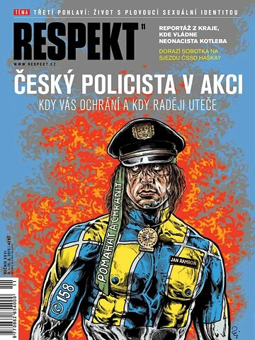 Obálka e-magazínu Respekt 11 /2015