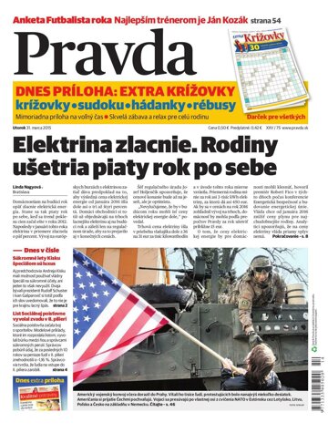 Obálka e-magazínu Pravda 31. 3. 2015