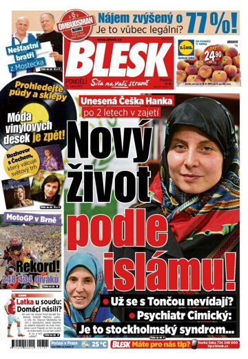 Obálka e-magazínu Blesk 17.8.2015