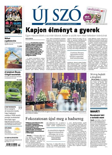 Obálka e-magazínu Új Szó 3.7.2017