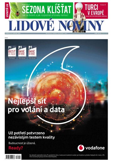 Obálka e-magazínu Lidové noviny 30.5.2018