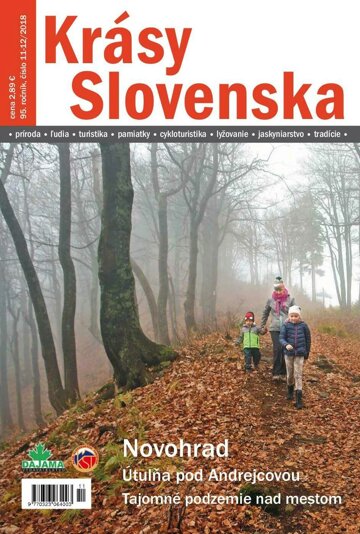 Obálka e-magazínu Krásy Slovenska 11-12/2018