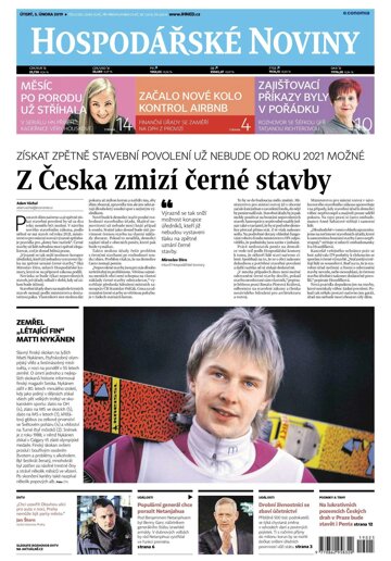 Obálka e-magazínu Hospodářské noviny 025 - 5.2.2019