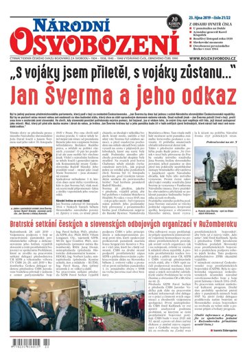 Obálka e-magazínu Národní Osvobození 21-22/2019