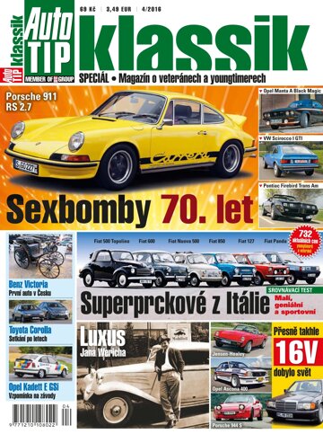 Obálka e-magazínu AutoTip Klassik - 04/2016
