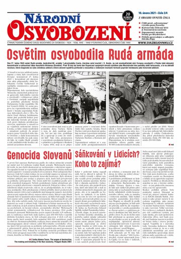 Obálka e-magazínu Národní Osvobození 3-4/2021