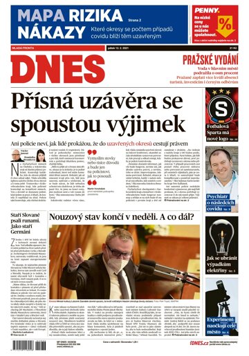 Obálka e-magazínu MF Dnes 12.2.2021