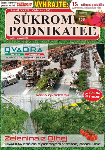 Obálka e-magazínu Súkromný podnikateľ 3-4/2021