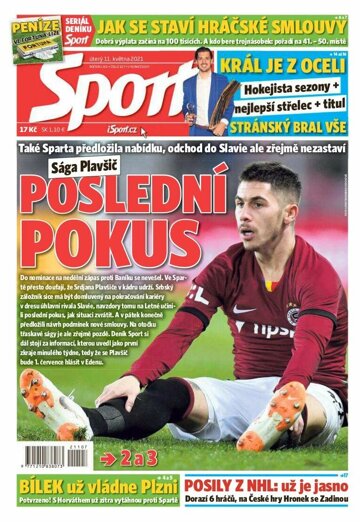 Obálka e-magazínu Sport 11.5.2021