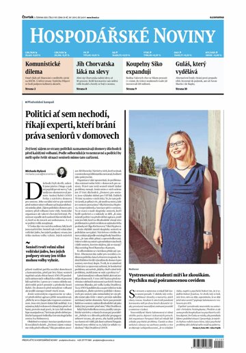 Obálka e-magazínu Hospodářské noviny 107 - 3.6.2021