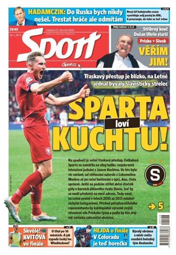 Obálka e-magazínu Sport 25.6.2022